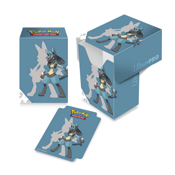 POKEMON ULTRA PRO LUCARIO DECK BOX 80 CARTAS