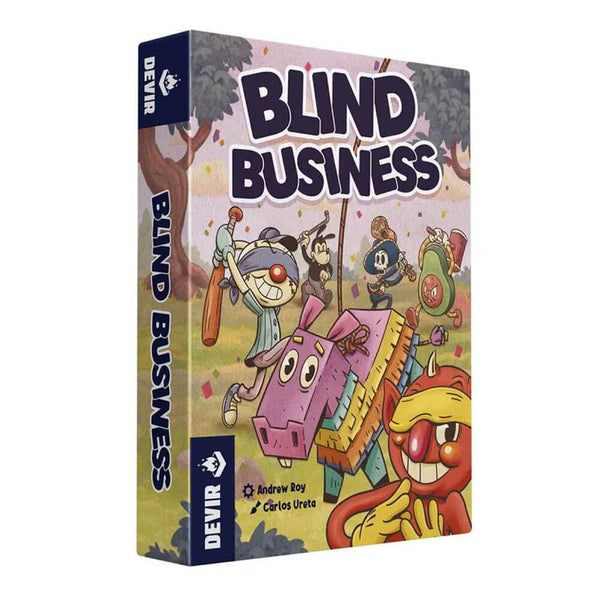 BLIND BUSSINESS · Play! Board Game Store
