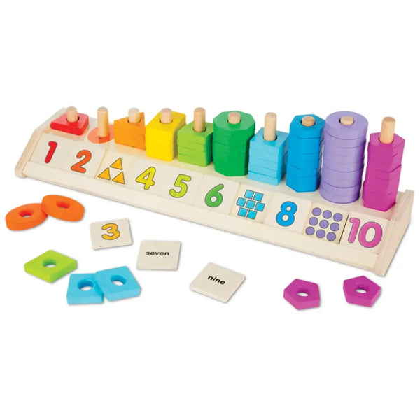 APILADOR DE FORMAS PARA CONTAR - CLASIFICACION DELUXE FORMAS Y NUMEROS · Play! Board Game Store