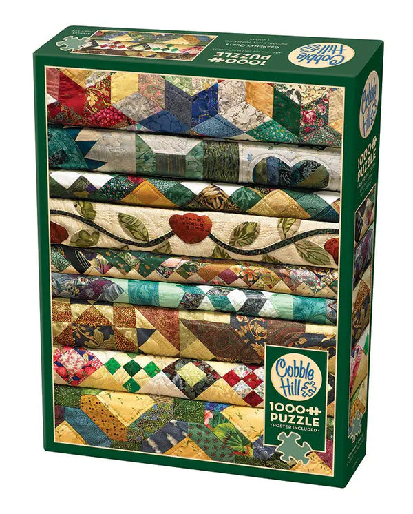 COBBLE HILL RANDOM CUT GRANDMAS QUILTS X 1000 PZS · Play! Board Game Store
