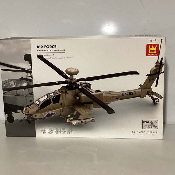 WANGE AIR FORCE AH-64 HELICOPTER GUNSHIPS · Play! Board Game Store