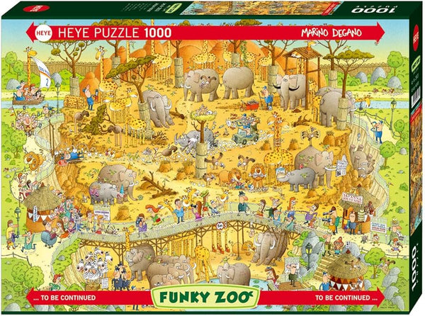 HEYE FUNKY ZOO AFRICAN HABITAT X 1000 PZS · Play! Board Game Store