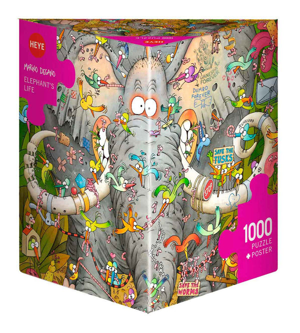 HEYE ELEPHANT'S LIFE X 1000PZS · Play! Board Game Store