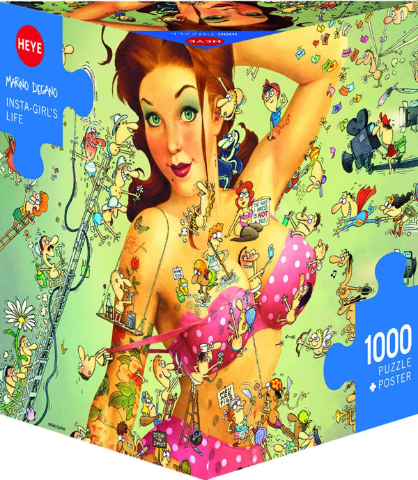 HEYE INSTA-GIRL'S LIFE X 1000 PZS · Play! Board Game Store