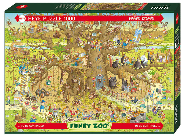 HEYE FUNKY ZOO MONKEY HABITAT X 1000 PZS · Play! Board Game Store