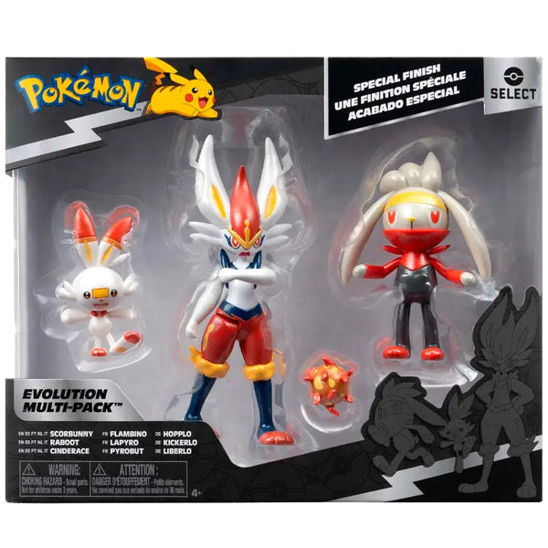 EVOLUTION MULTI-PACK SCORBUNNY, RABOOT, CINDERACE · Play! Board Game Store