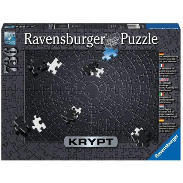 RAVENSBURGER KRYPT NEGRO X 736 PZS · Play! Board Game Store
