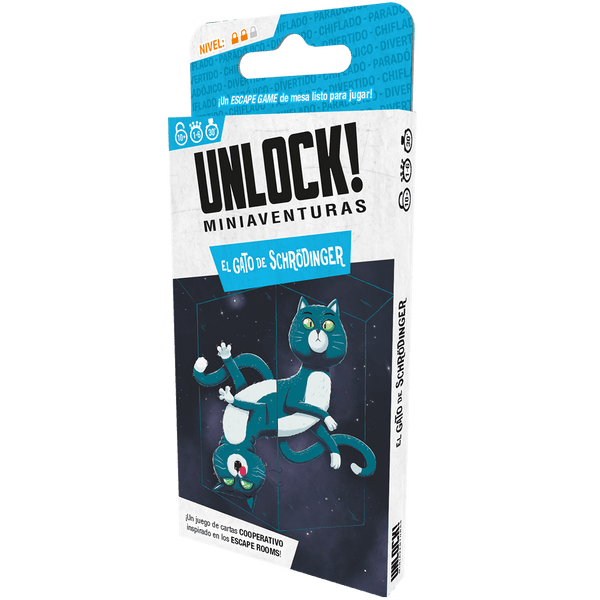 UNLOCK MINIAVENTURAS: EL GATO DE SCHRODINGER · Play! Board Game Store