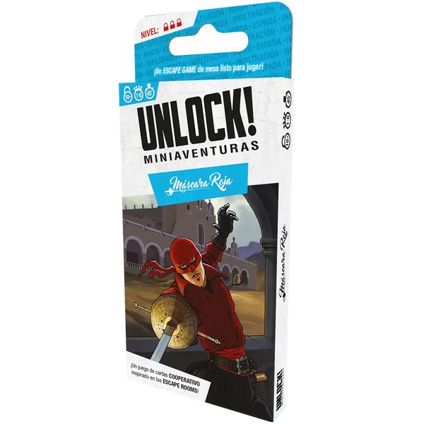 UNLOCK MINIAVENTURAS: MASCARA ROJA · Play! Board Game Store