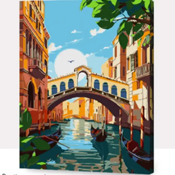 OP WC4326 DESTINO VENECIANO PBN 40X50