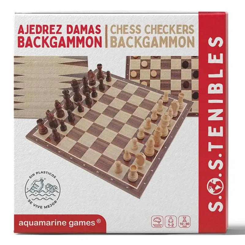 AJEDREZ, DAMAS Y BACKGAMMON · Play! Board Game Store