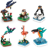 WANGE WONDERFUL ANIMALS BIRD-THEMED BUILDING BLOCK SET