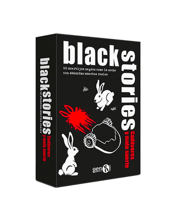 BLACK STORIES: CADAVERES Y MALA SUERTE · Play! Board Game Store