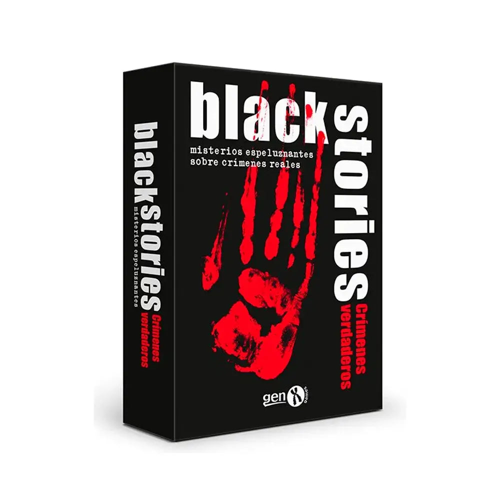 BLACK STORIES: CRIMENES VERDADEROS · Play! Board Game Store