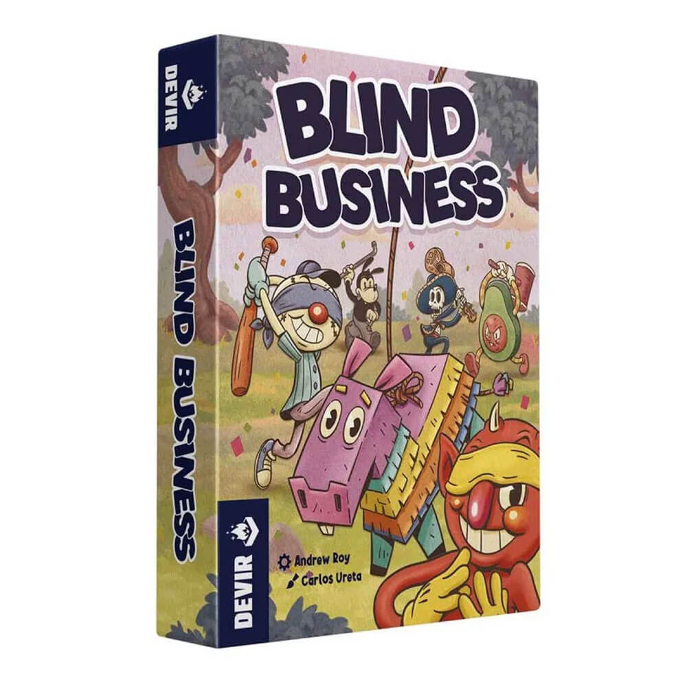 BLIND BUSSINESS · Play! Board Game Store