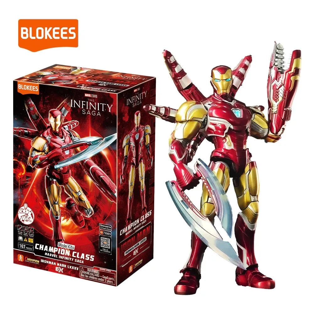 BLOKEES MARVEL THE INFINITY SAGA CHAMPION CLASS IRON MAN MARK LXXXV 73923