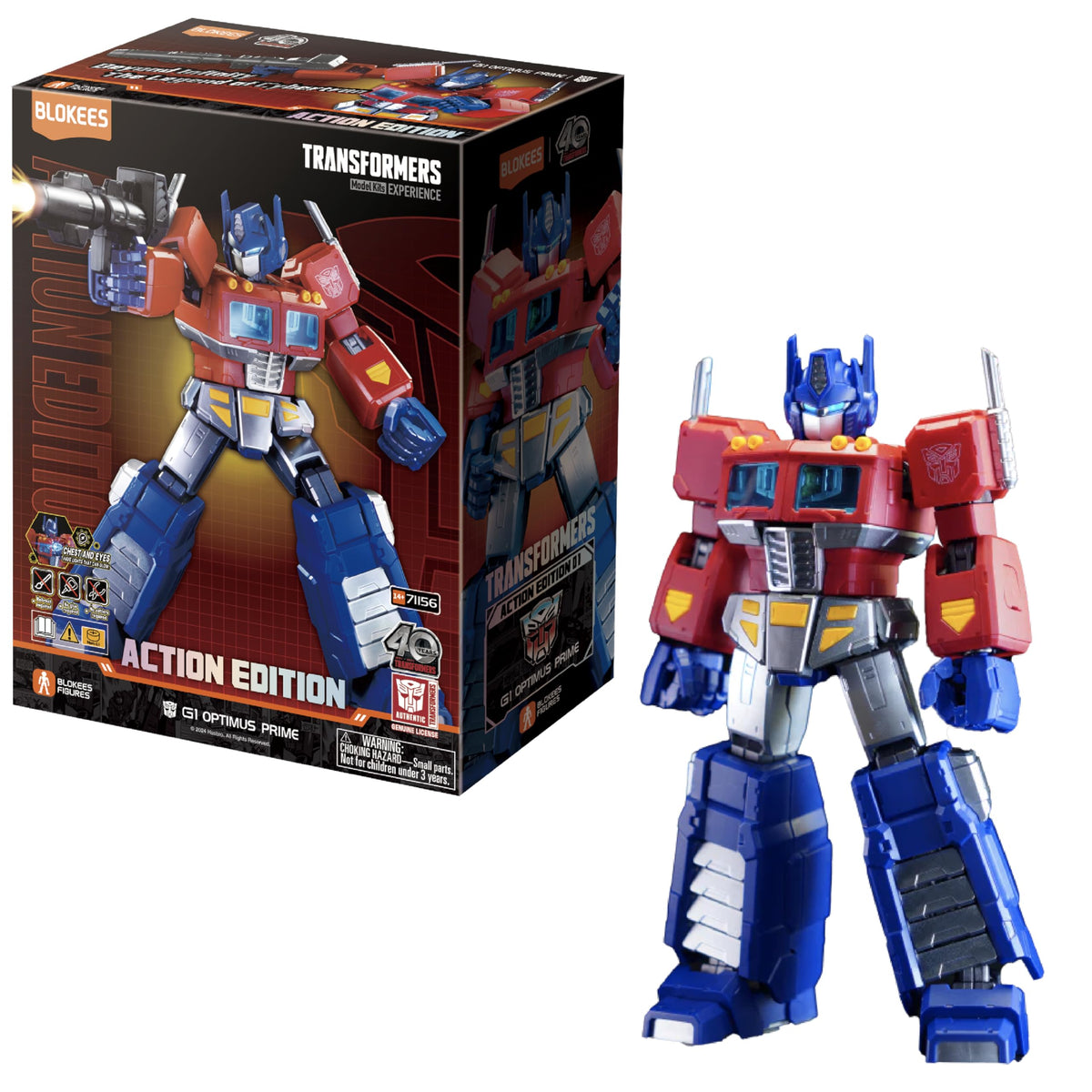 BLOKEES TRANSFORMERS ACTION EDITION G1 OPTIMUS PRIME