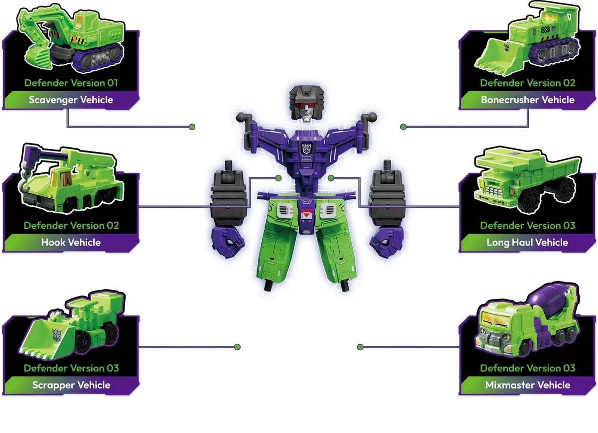 BLOKEES TRANSFORMERS DEFENDER VERSION DEVASTATOR COMBINING ACCESSORY