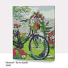 DP UCHI BICI EN EL JARDIN 30X40