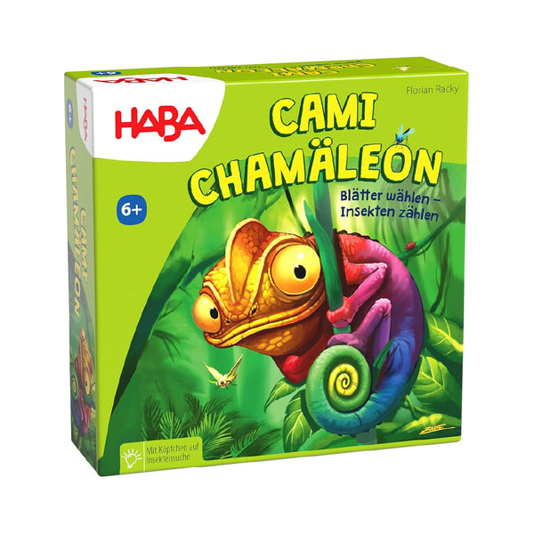 HABA CAMI CAMALEON ESCOGER HOJAS Y CONTAR INSECTOS · Play! Board Game Store