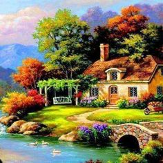 OP KB-011 CASA ENTRE BOSQUE 40 X 50