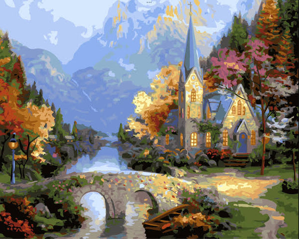 OP KB-008 CASTILLO DEL BOSQUE 40 X 50