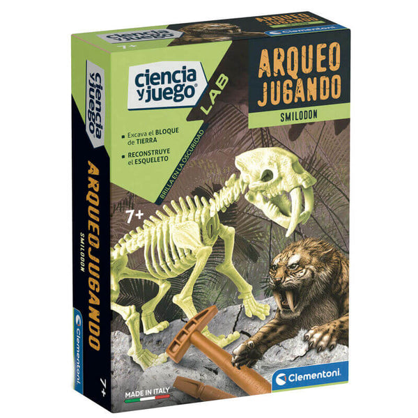 CLEMENTONI ARQUEOJUGANDO SMILODON · Play! Board Game Store