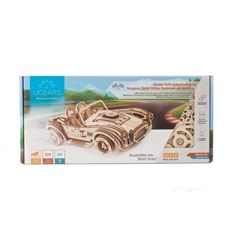 UGEARS MODEL DRIFT COBRA RACING CAR · Play! Board Game Store