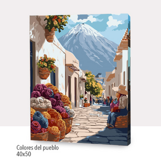 OP WC2126 COLORES DEL PUEBLO - AREQUIPA 40X50