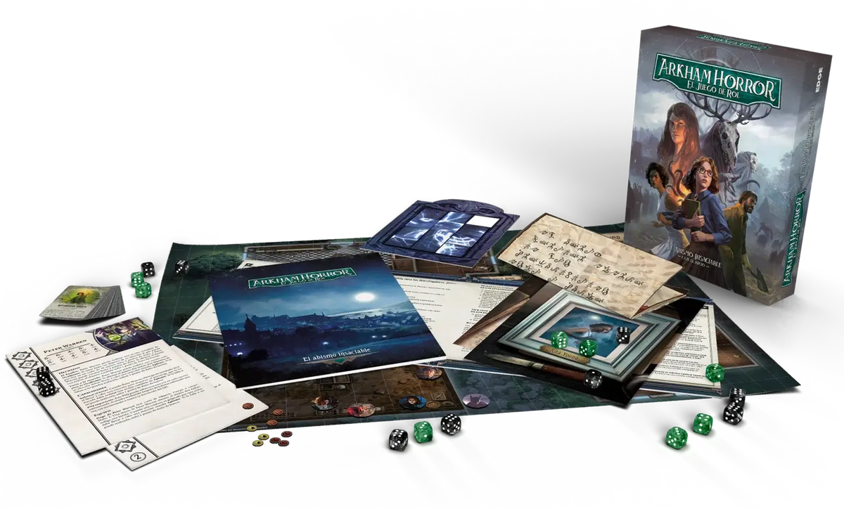 ARKHAM HORROR EL JUEGO DE ROL CAJA DE INICIO · vista 2 · Play! Board Game Store
