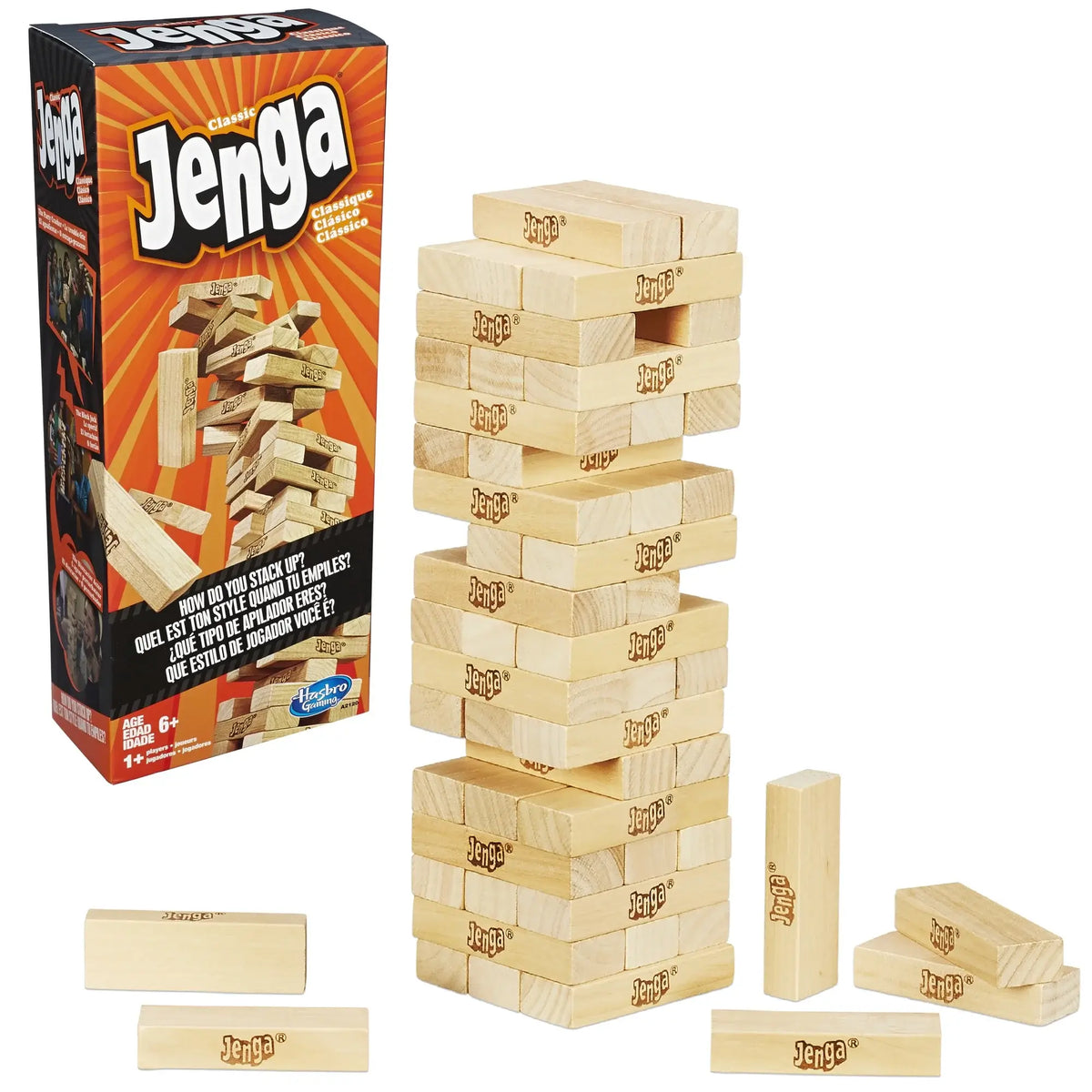 HASBRO JENGA CLASICO · vista 2 · Play! Board Game Store
