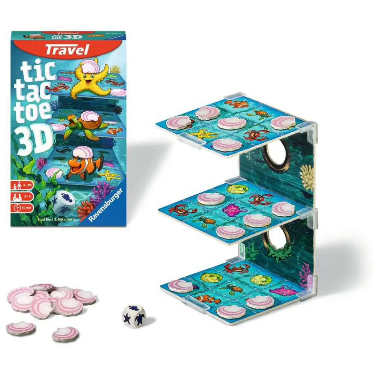 TRAVEL TIC TAC TOE 3D · vista 2 · Play! Board Game Store