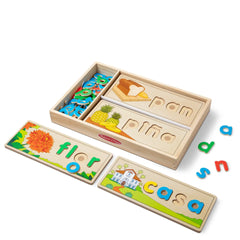 MIRA Y DELETREA 64 LETRAS DE MADERA EN ESPAÑOL · vista 2 · Play! Board Game Store