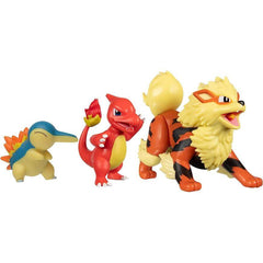 BATTLE FIGURE MULTI-PACK 3 FIGURES ARCANINE CHARMELEON CYNDAQUIL · vista 2 · Play! Board Game Store