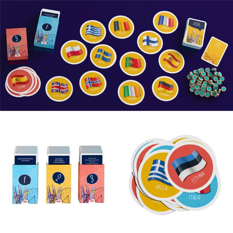 QUIZ CHALLENGE EUROPA · vista 2 · Play! Board Game Store