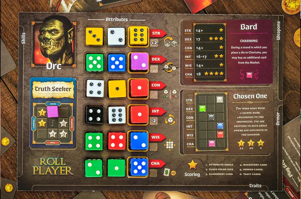 ROLL PLAYER · vista 2 · Play! Board Game Store