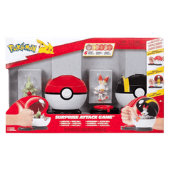 SURPRISE ATTACK GAME 10 PIECES LARVITAR + POKE BALL · vista 3 · Play! Board Game Store