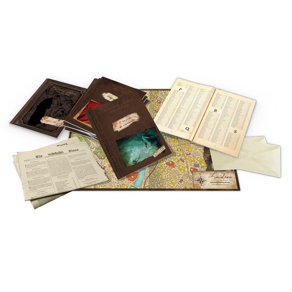 SHERLOCK HOLMES: LOS CRIMENES DEL TAMESIS Y OTROS CASOS · vista 2 · Play! Board Game Store