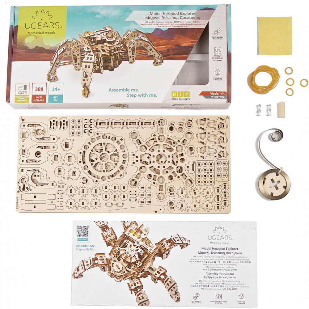UGEARS MODEL HEXAPOD EXPLORER · vista 2 · Play! Board Game Store