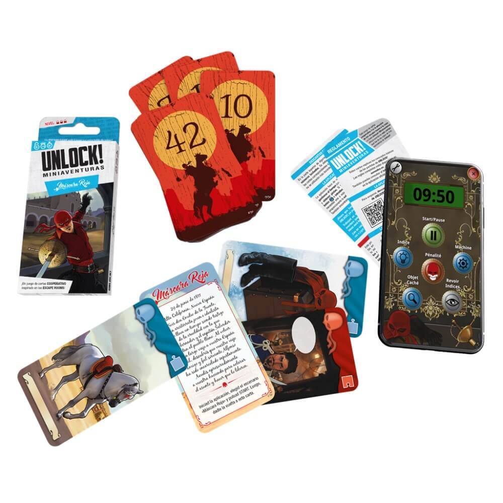 UNLOCK MINIAVENTURAS: MASCARA ROJA · vista 2 · Play! Board Game Store