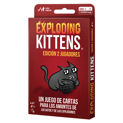 EXPLODING KITTENS ED 2 JUGADORES · Play! Board Game Store