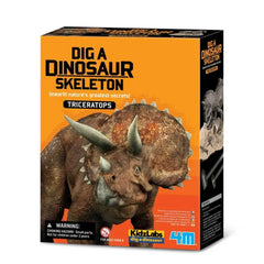 KIDZLABS DIG A DINOSAUR SKELETON TRICERATOPS · Play! Board Game Store