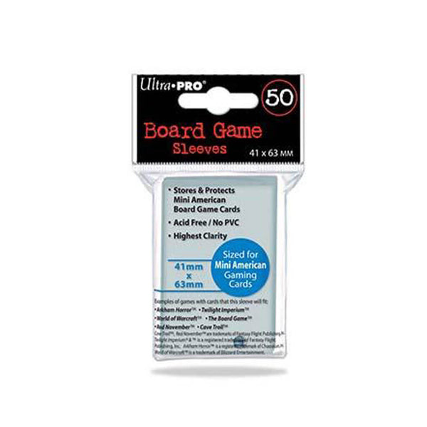 FUNDA ULTRA PRO MINI AMERICAN 41 X 63MM (50) · Play! Board Game Store