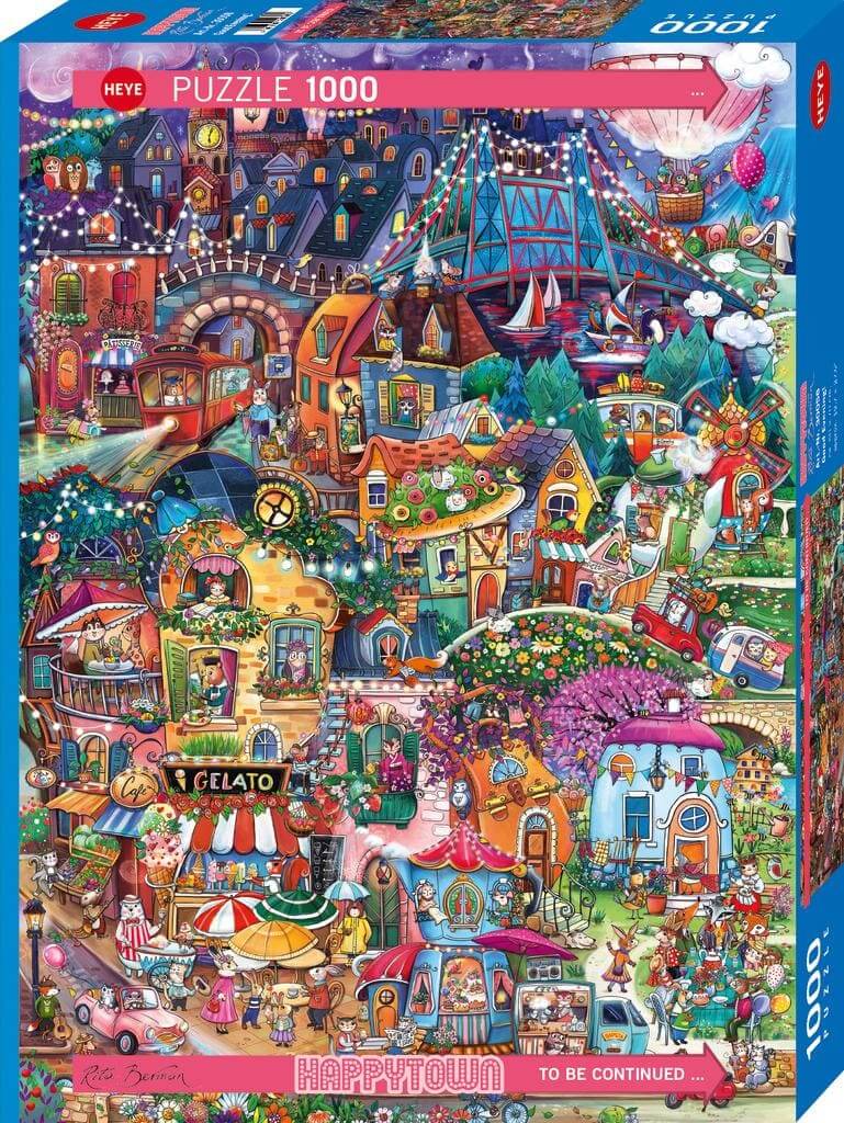 HEYE HAPPYTOWN GOOD EVENING X 1000 PZS · Play! Board Game Store