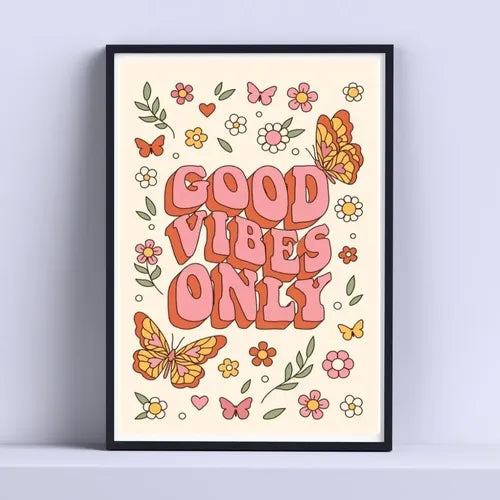 OP WC4726 GOOD VIBES PBN 40X50