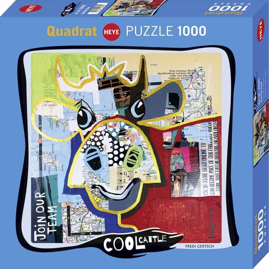 HEYE COOL CATTLE DOTTED COW X 1000 PZS · Play! Board Game Store