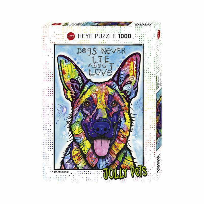 HEYE JOLLY PETS DOGS NEVER LIE X 1000 PZS · Play! Board Game Store