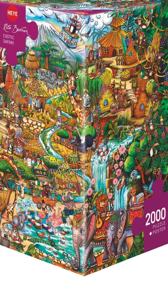 HEYE EXOTIC SAFARI X 2000PZS · Play! Board Game Store