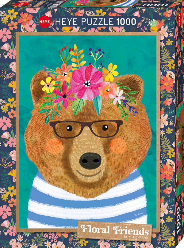 HEYE FLORAL FRIENDS GENTLE BRUIN X 1000 PZS · Play! Board Game Store
