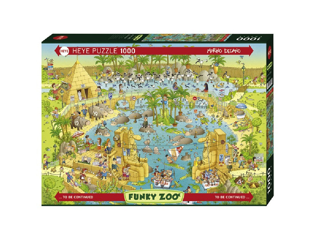 HEYE FUNKY ZOO NILE HABITAT X 1000 PZS · Play! Board Game Store